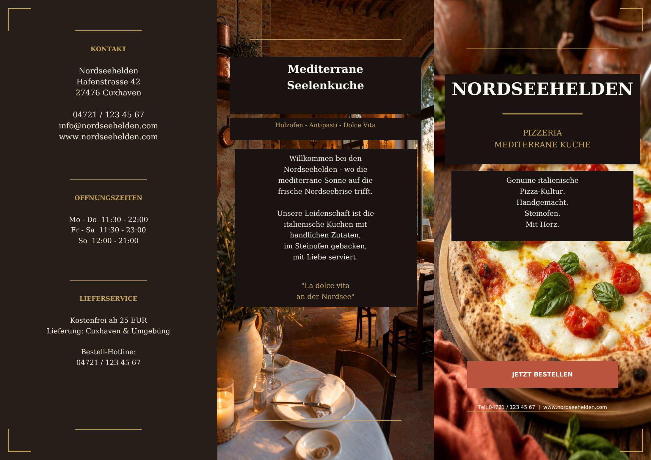 Beispiel-Flyer, Außenseite
