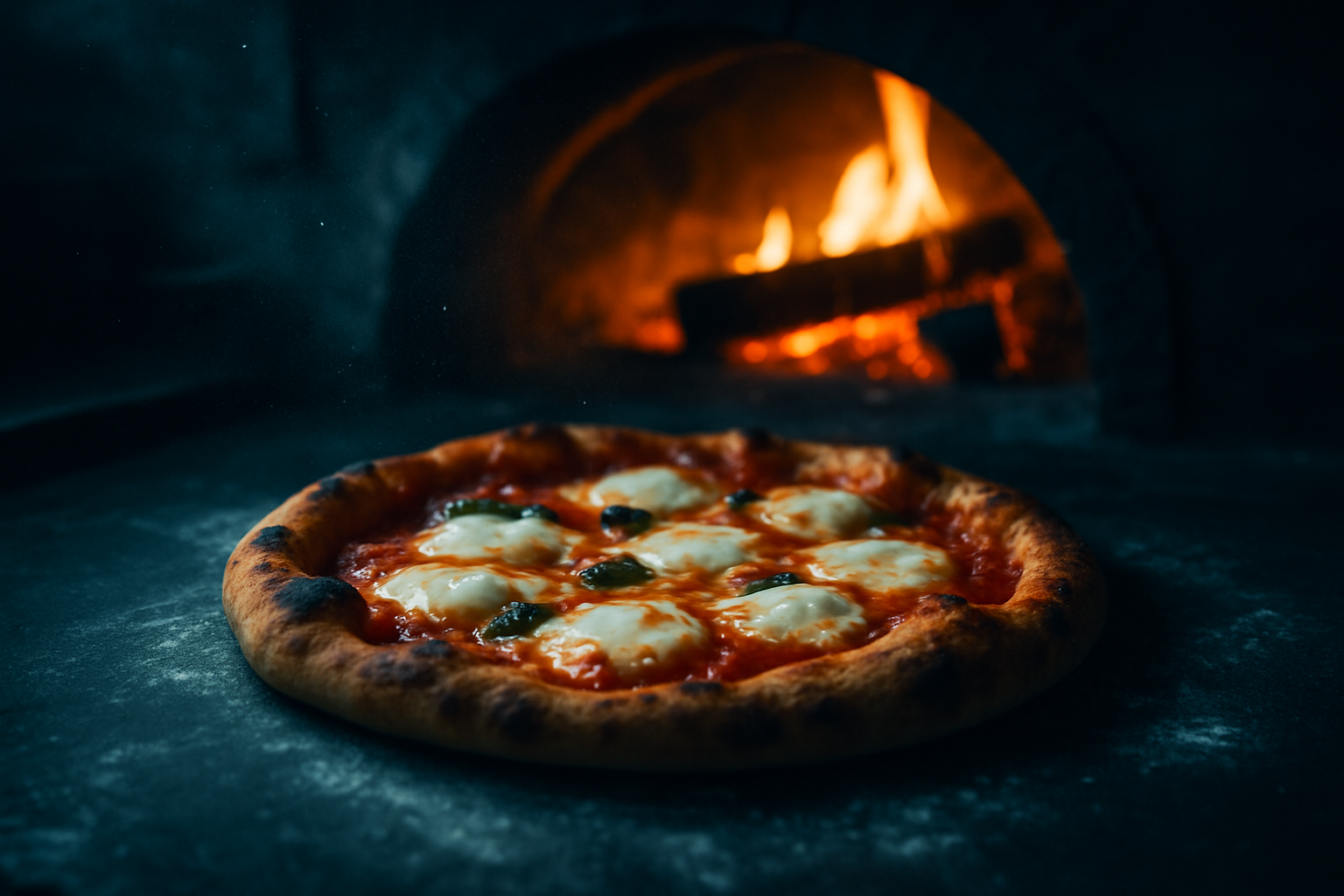 Pizzeria-Auftritt